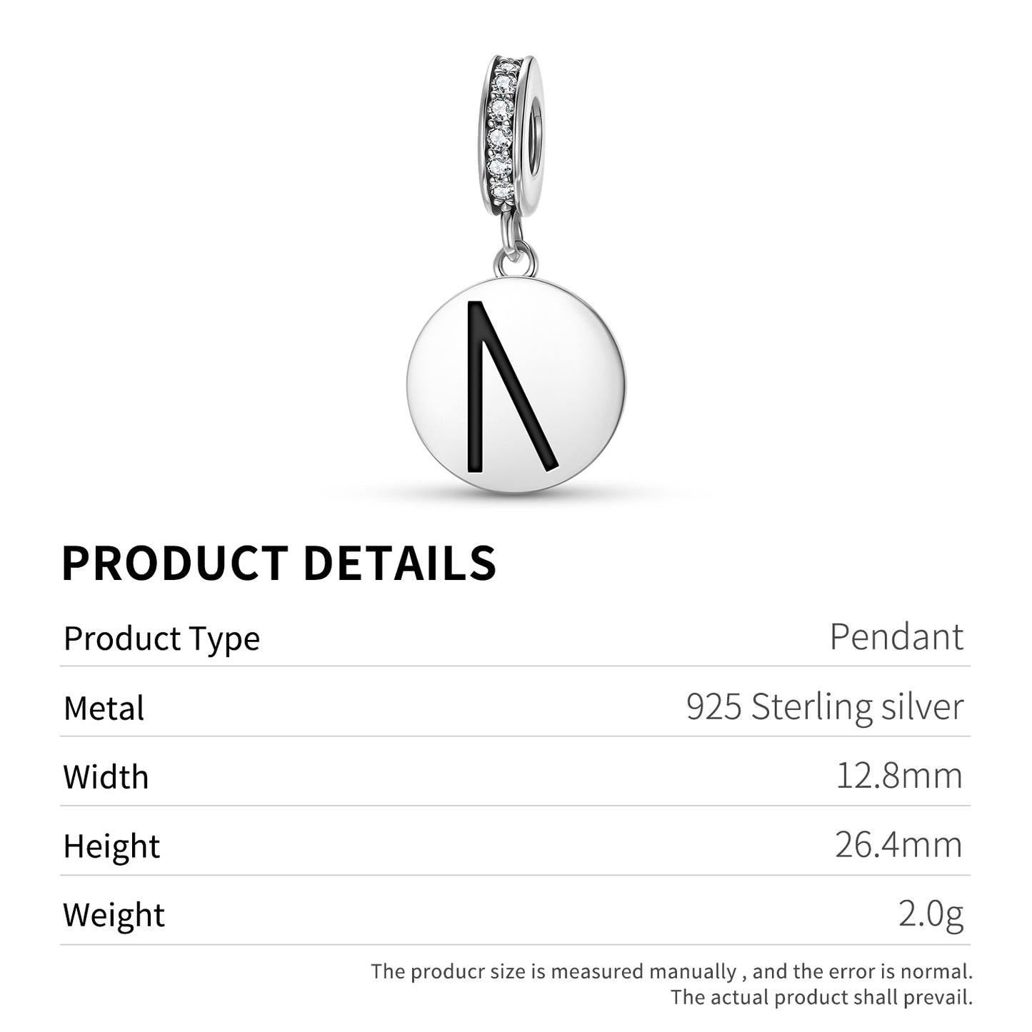 Uruz Norse Runes Symbols Pendant Dangle Charm