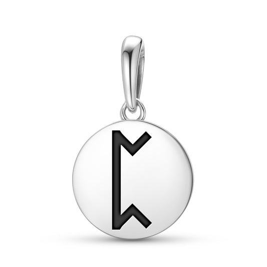 Pertho Norse Runes Symbols Pendant Dangle Charm