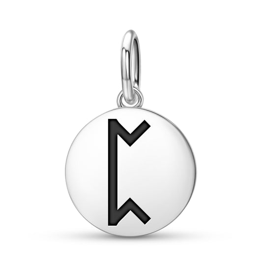 Pertho Norse Runes Symbols Pendant Dangle Charm