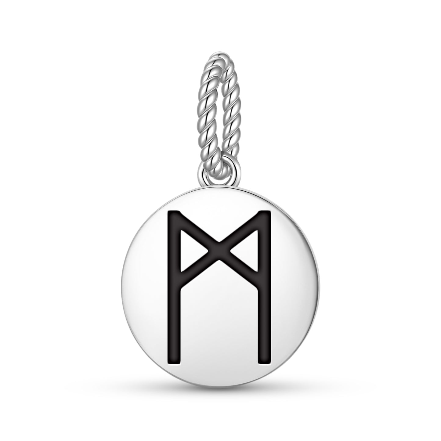 Mannaz Norse Runes Symbols Pendant Dangle Charm