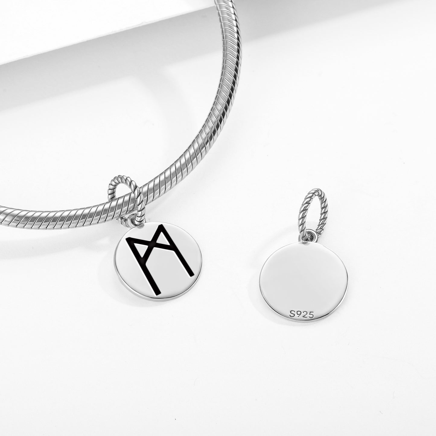 Mannaz Norse Runes Symbols Pendant Dangle Charm