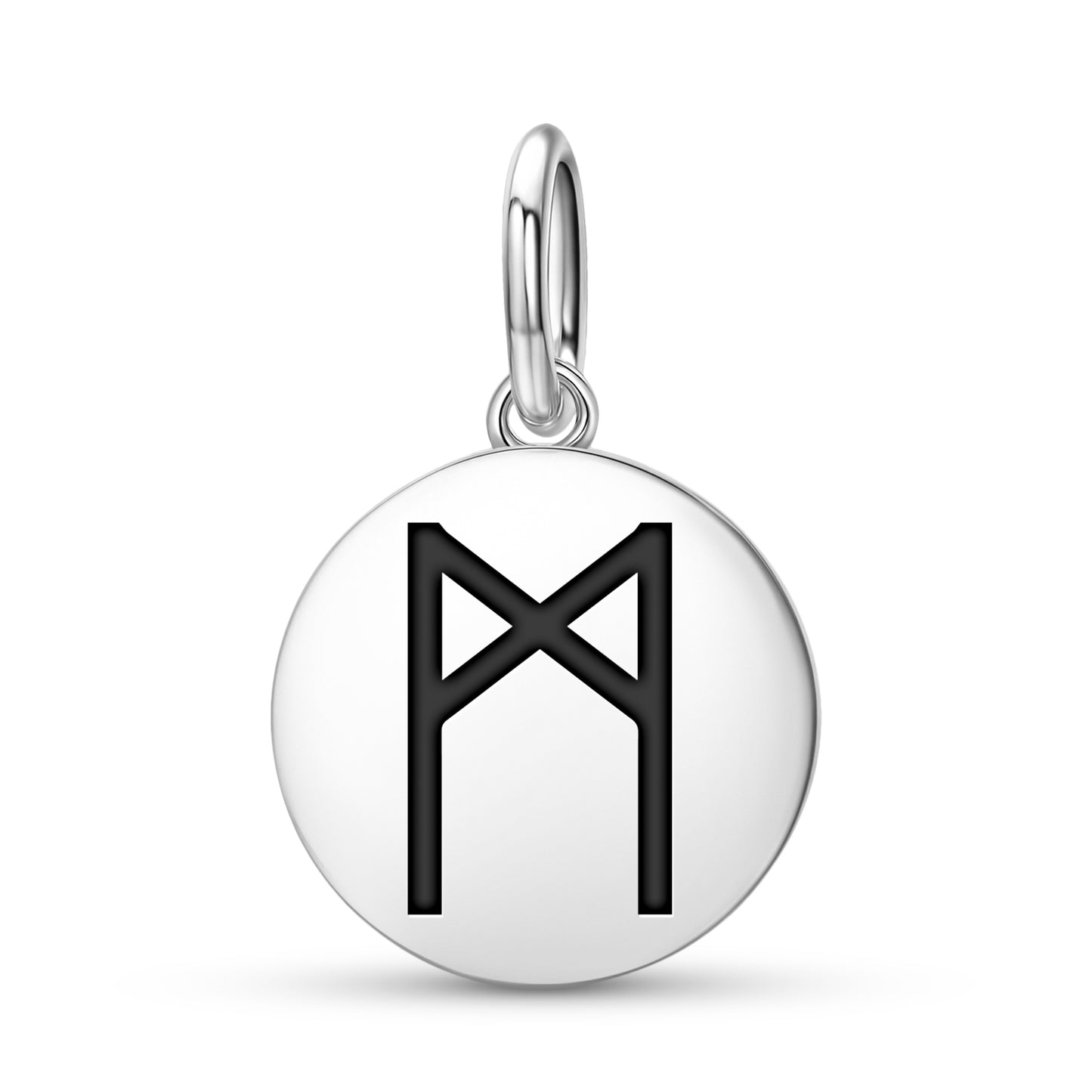 Mannaz Norse Runes Symbols Pendant Dangle Charm