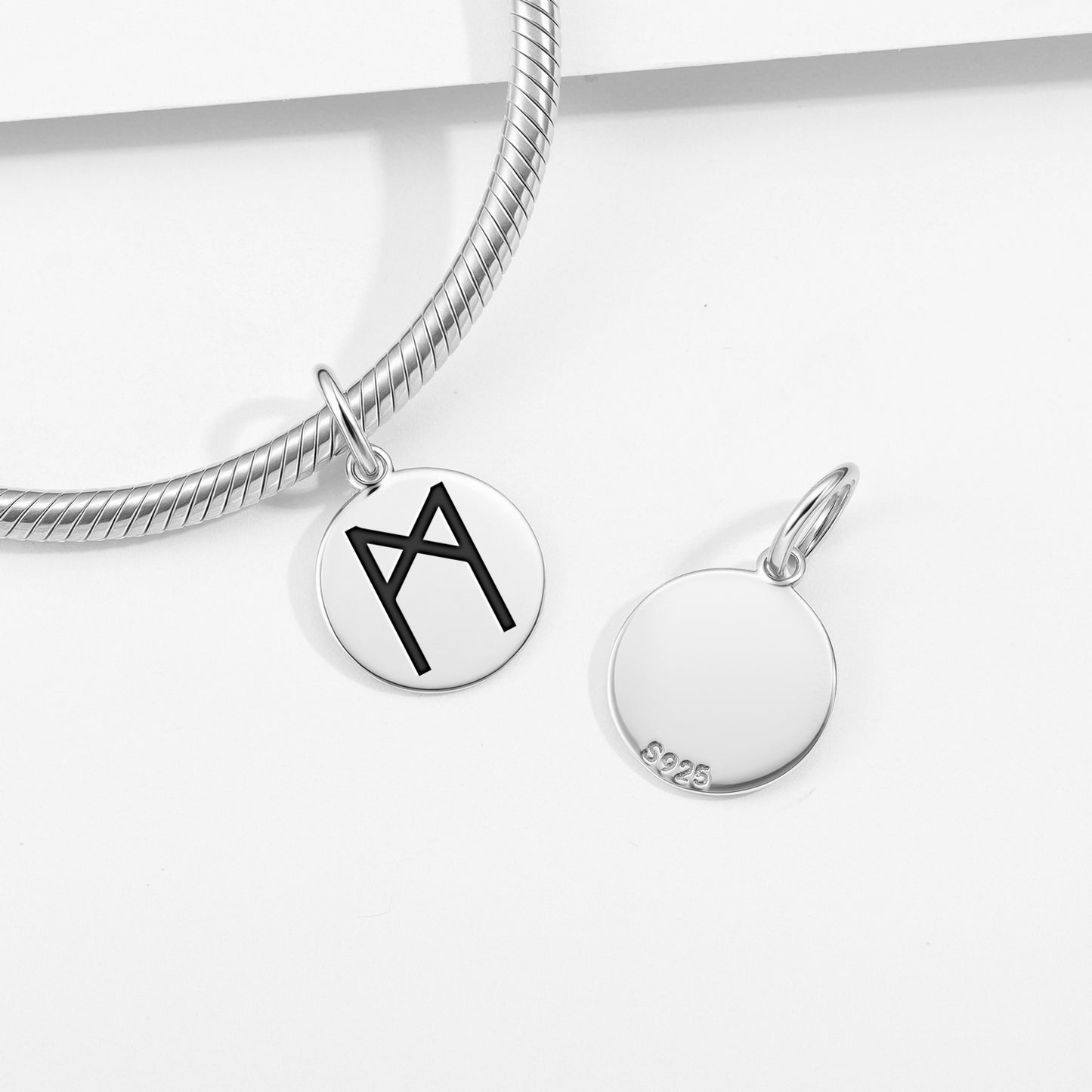 Mannaz Norse Runes Symbols Pendant Dangle Charm