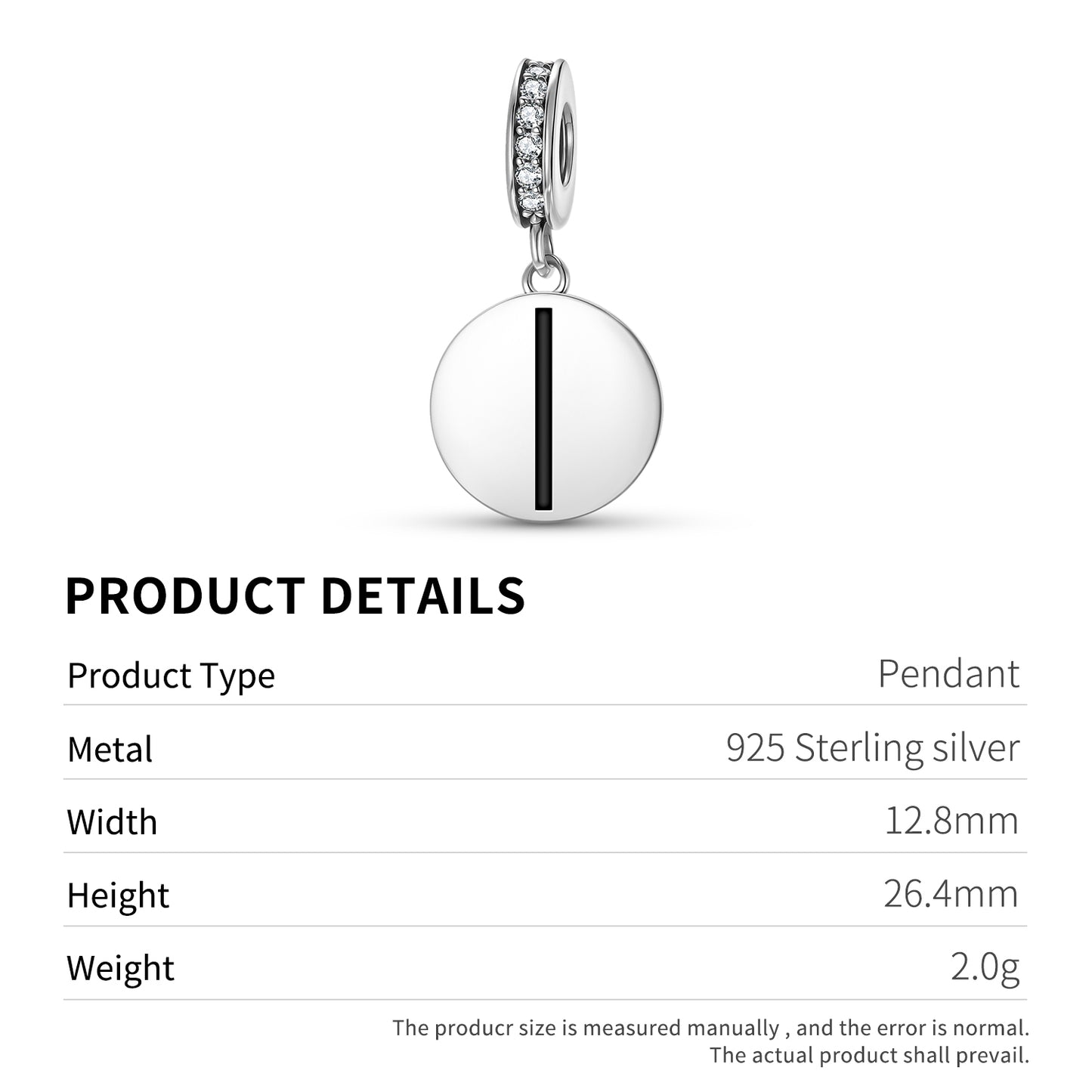 Isa Norse Runes Symbols Pendant Dangle Charm