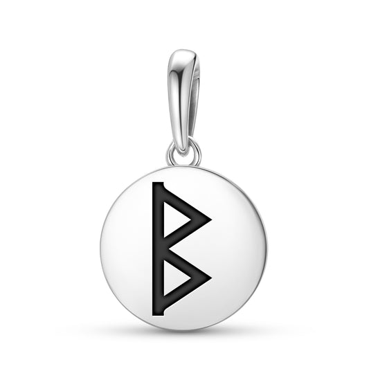 Berkanan Norse Runes Symbols Pendant Dangle Charm