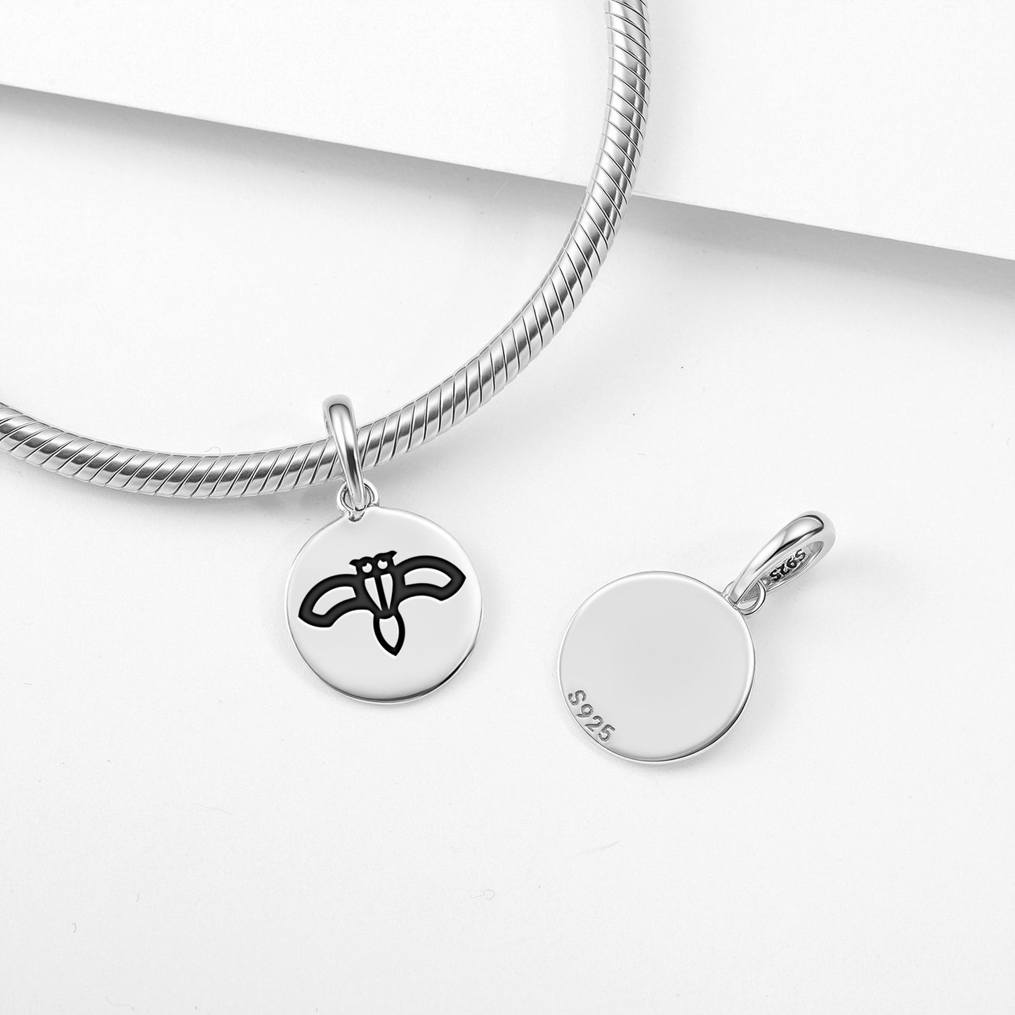 Huginn and Muninn Norse Symbols Pendant Dangle Charm