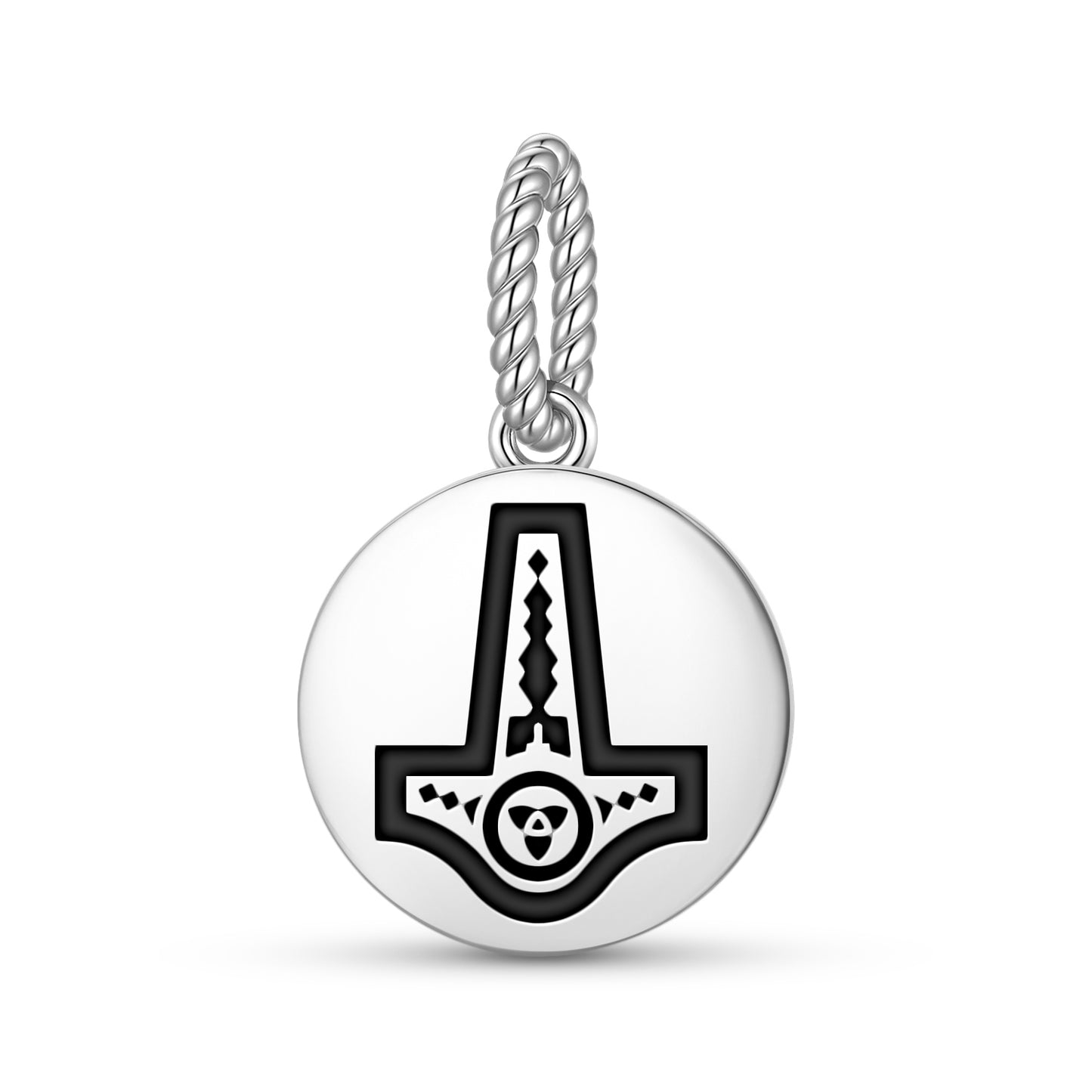 Mjolnir Norse Symbols Pendant Dangle Charm