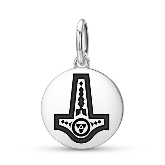 Mjolnir Norse Symbols Pendant Dangle Charm