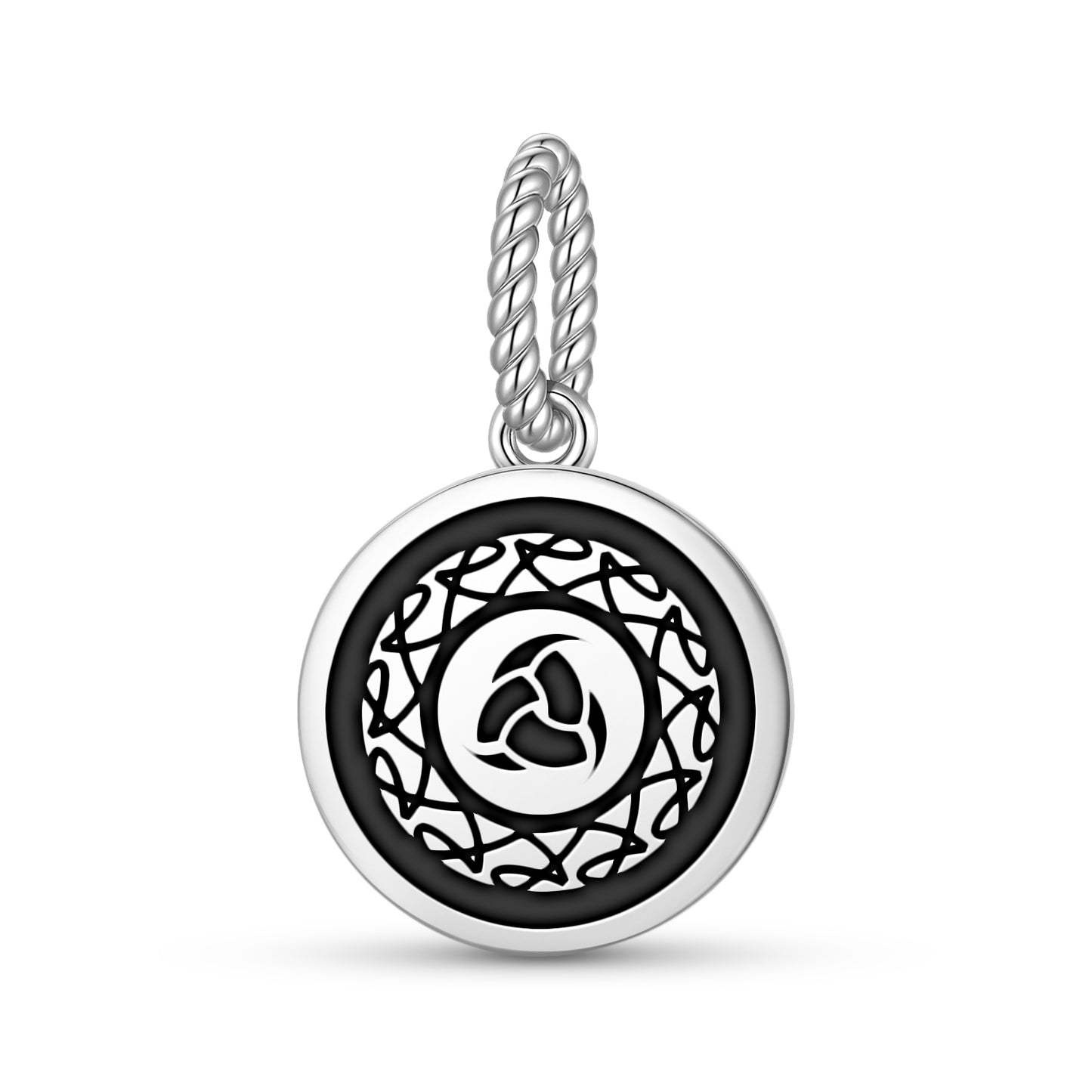 Triple horn of Odin Norse Symbols Pendant Dangle Charm
