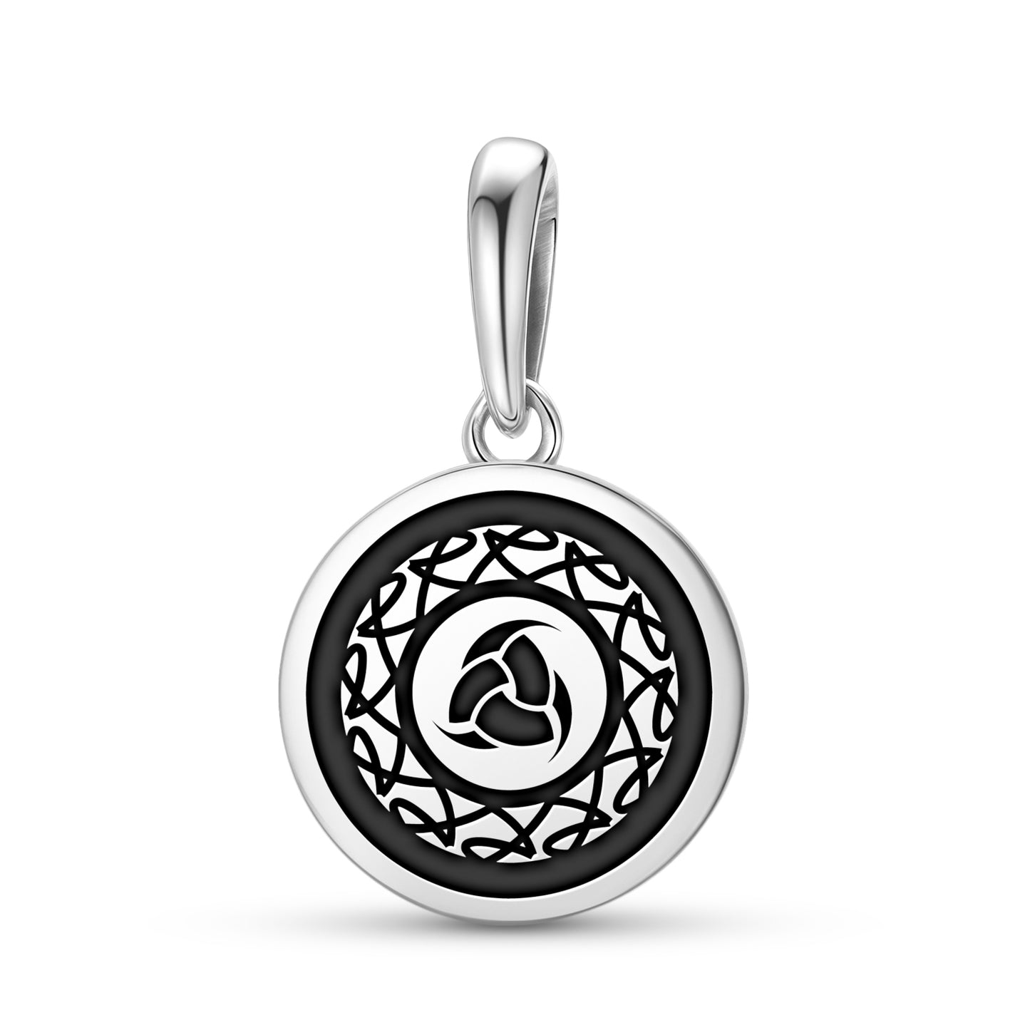Triple horn of Odin Norse Symbols Pendant Dangle Charm