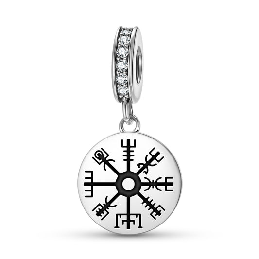 Vegvisir Norse Symbols Pendant Dangle Charm
