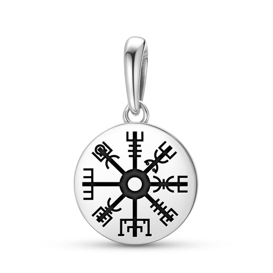 Vegvisir Norse Symbols Pendant Dangle Charm