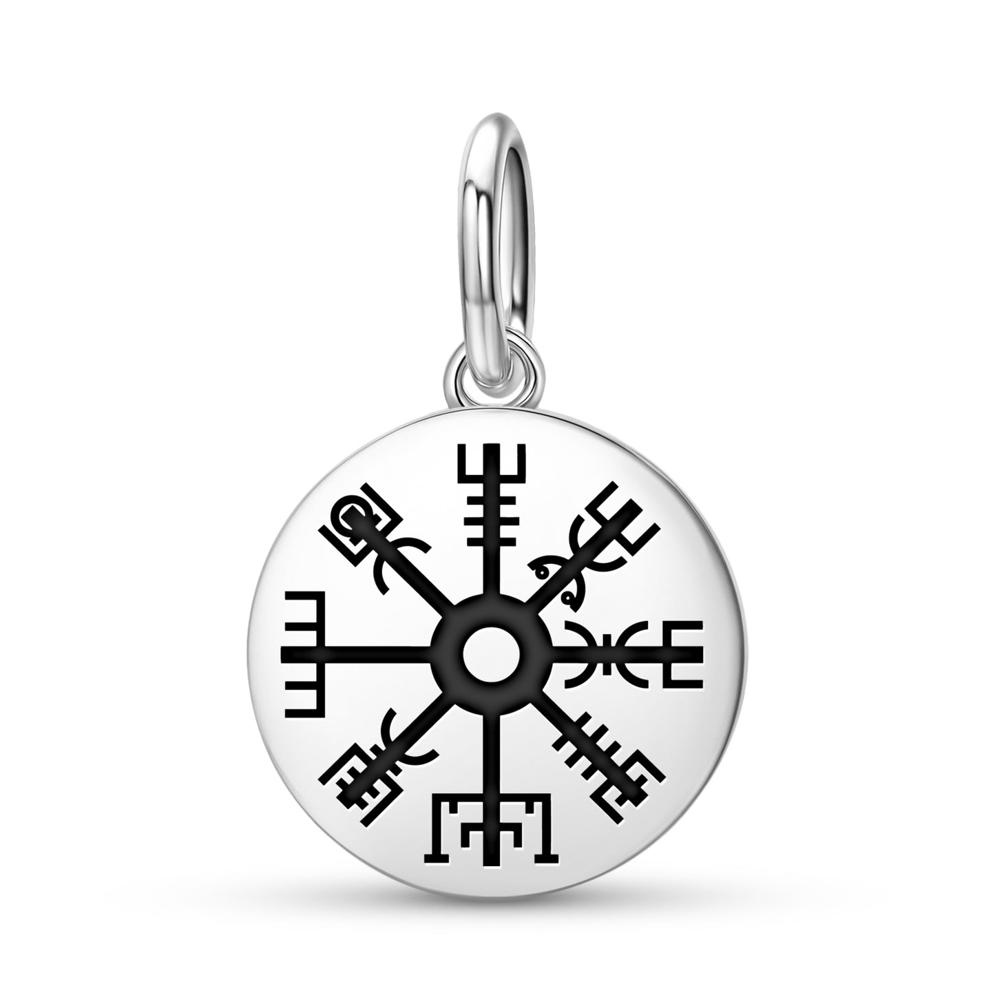 Vegvisir Norse Symbols Pendant Dangle Charm