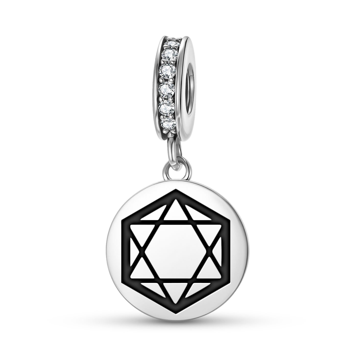 Octahedron Sacred Geometry Symbols Pendant Dangle Charm