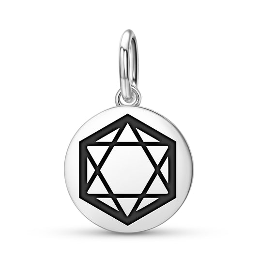 Octahedron Sacred Geometry Symbols Pendant Dangle Charm