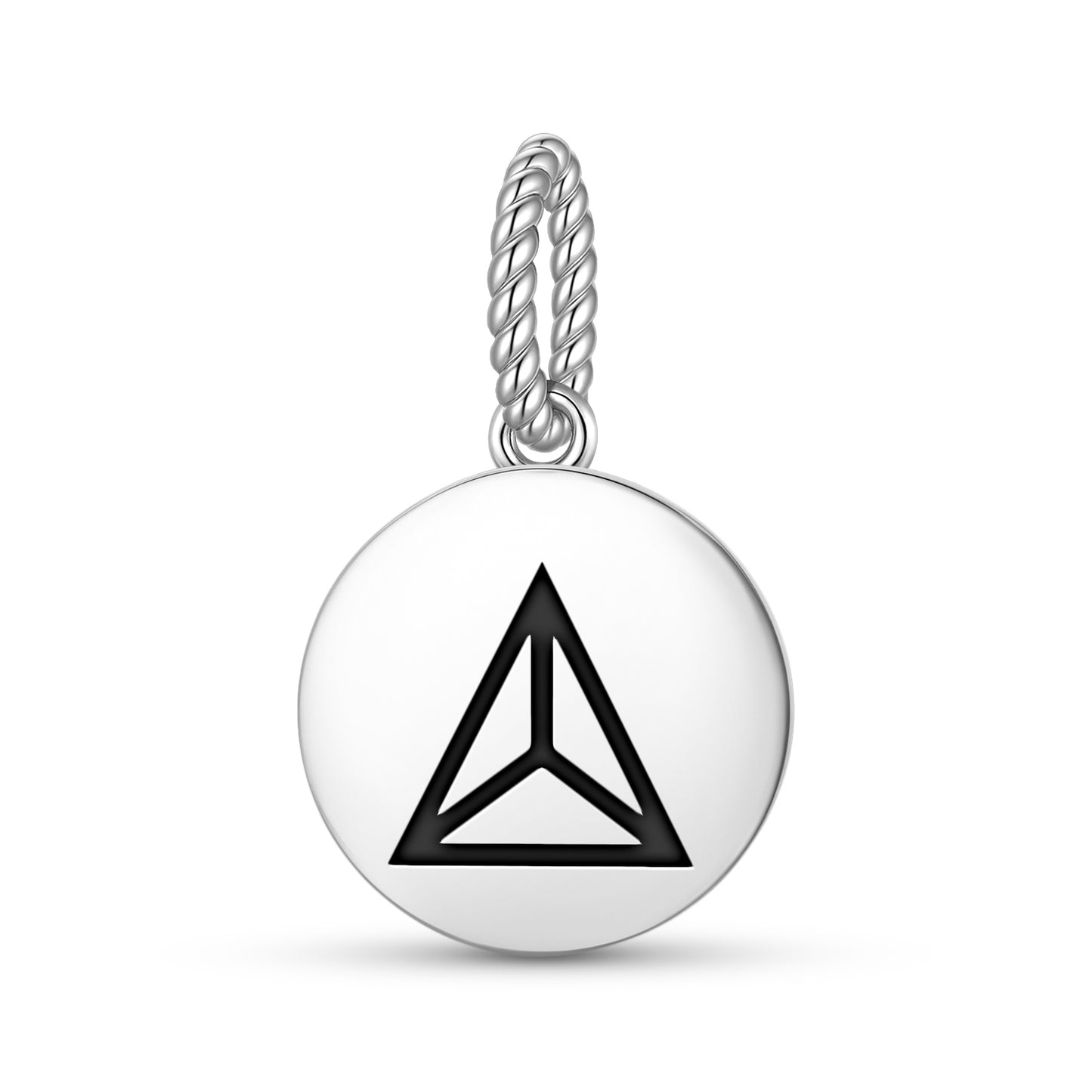 Tetrahedron Sacred Geometry Symbols Pendant Dangle Charm