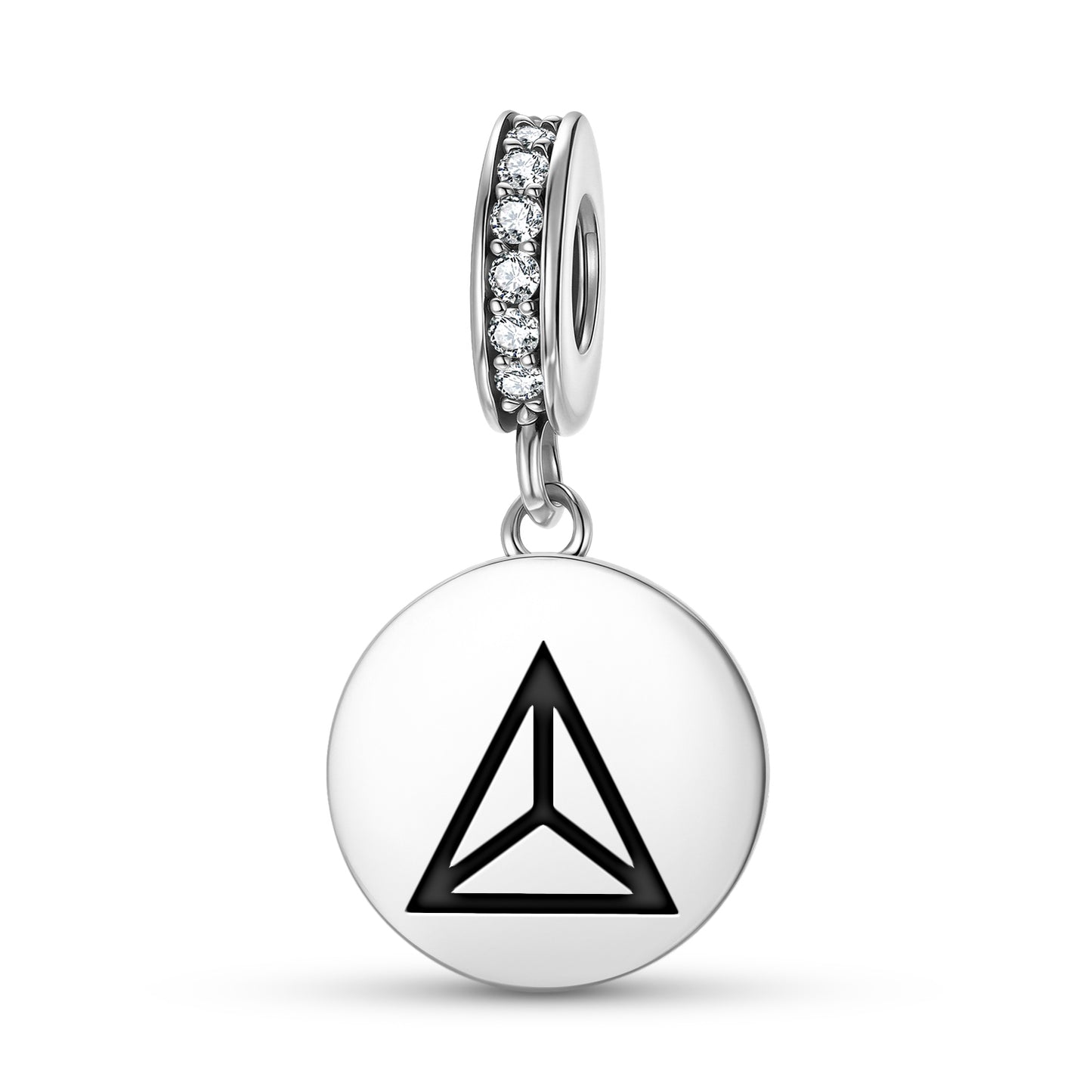 Tetrahedron Sacred Geometry Symbols Pendant Dangle Charm