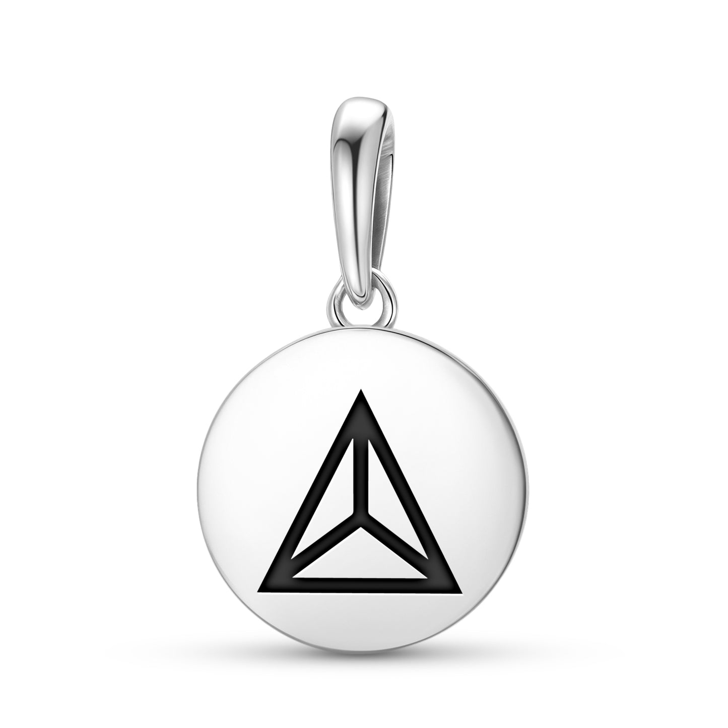 Tetrahedron Sacred Geometry Symbols Pendant Dangle Charm