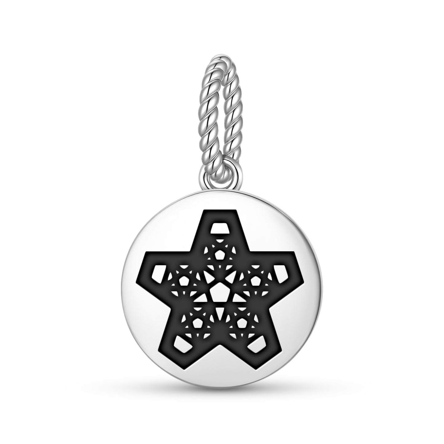 5 Pointed Star-Golden Ratio Sacred Geometry Symbols Pendant Dangle Charm