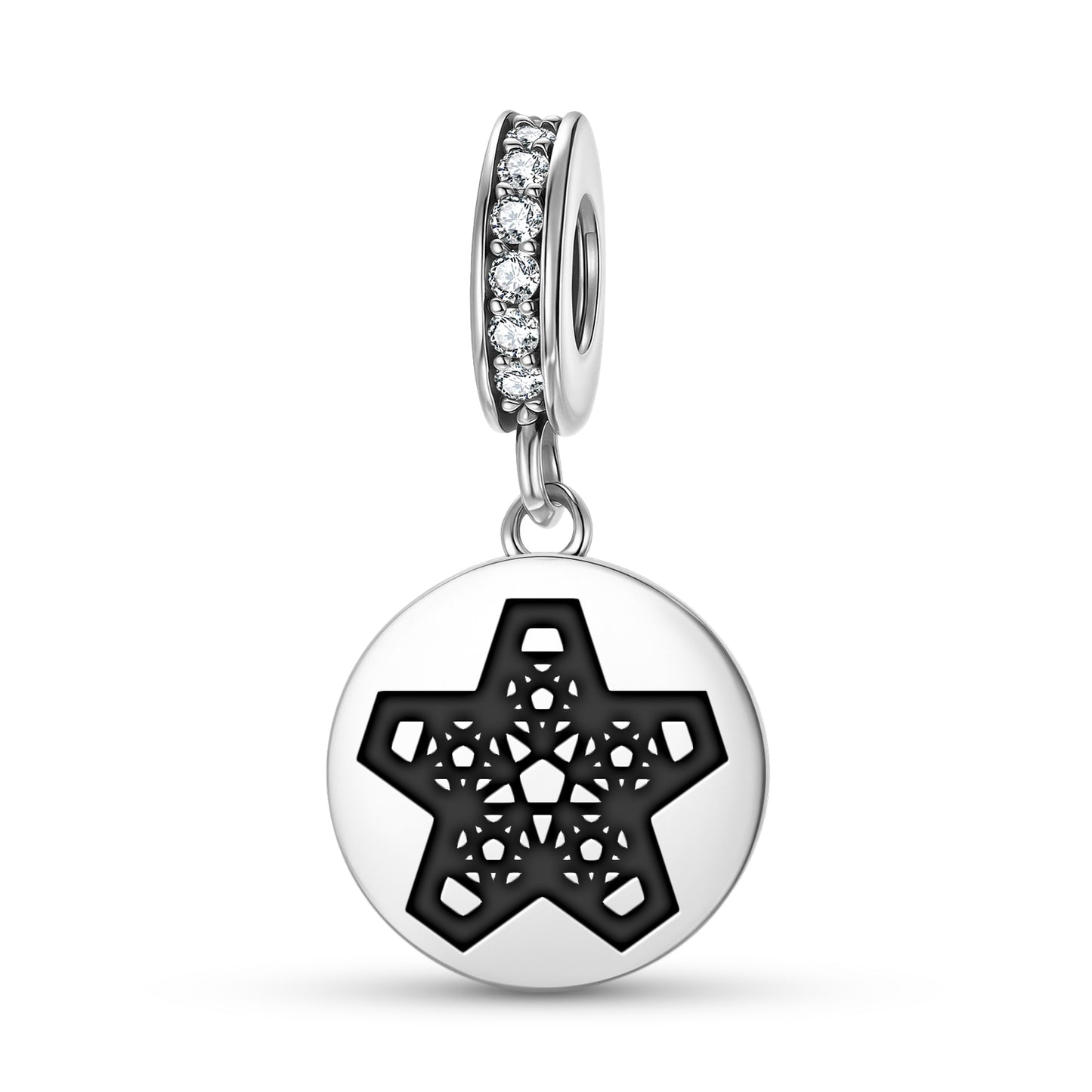 5 Pointed Star-Golden Ratio Sacred Geometry Symbols Pendant Dangle Charm