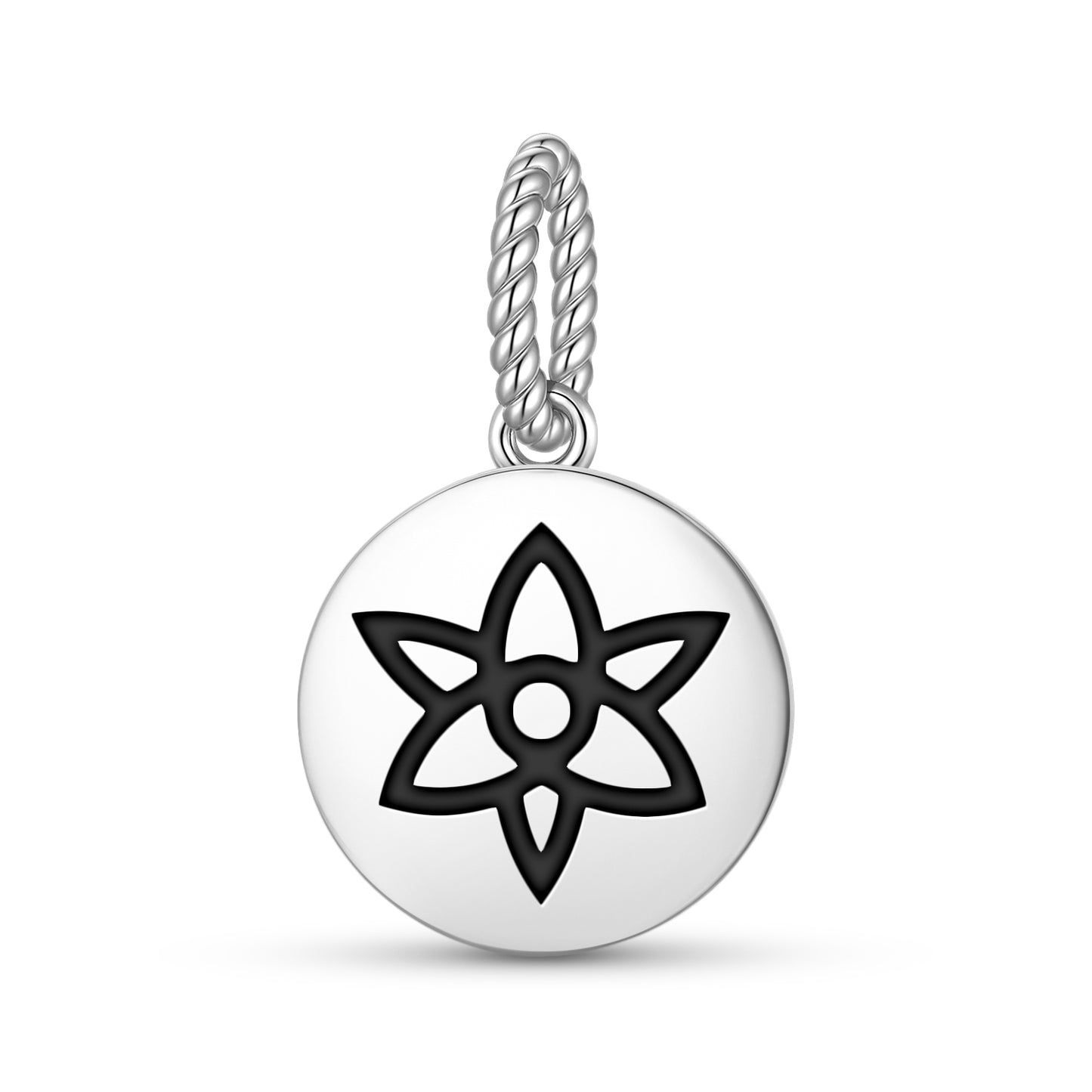 The Lily Sacred Geometry Symbols Pendant Dangle Charm