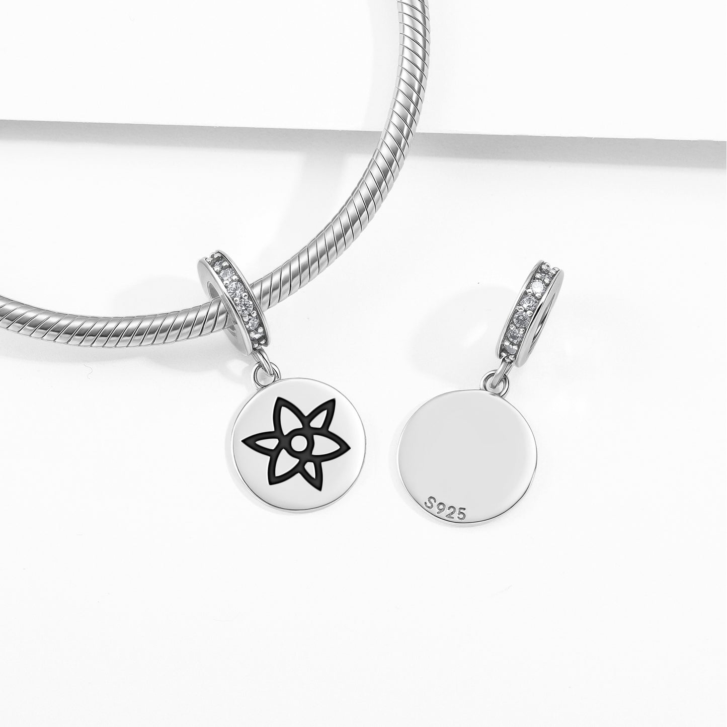 The Lily Sacred Geometry Symbols Pendant Dangle Charm