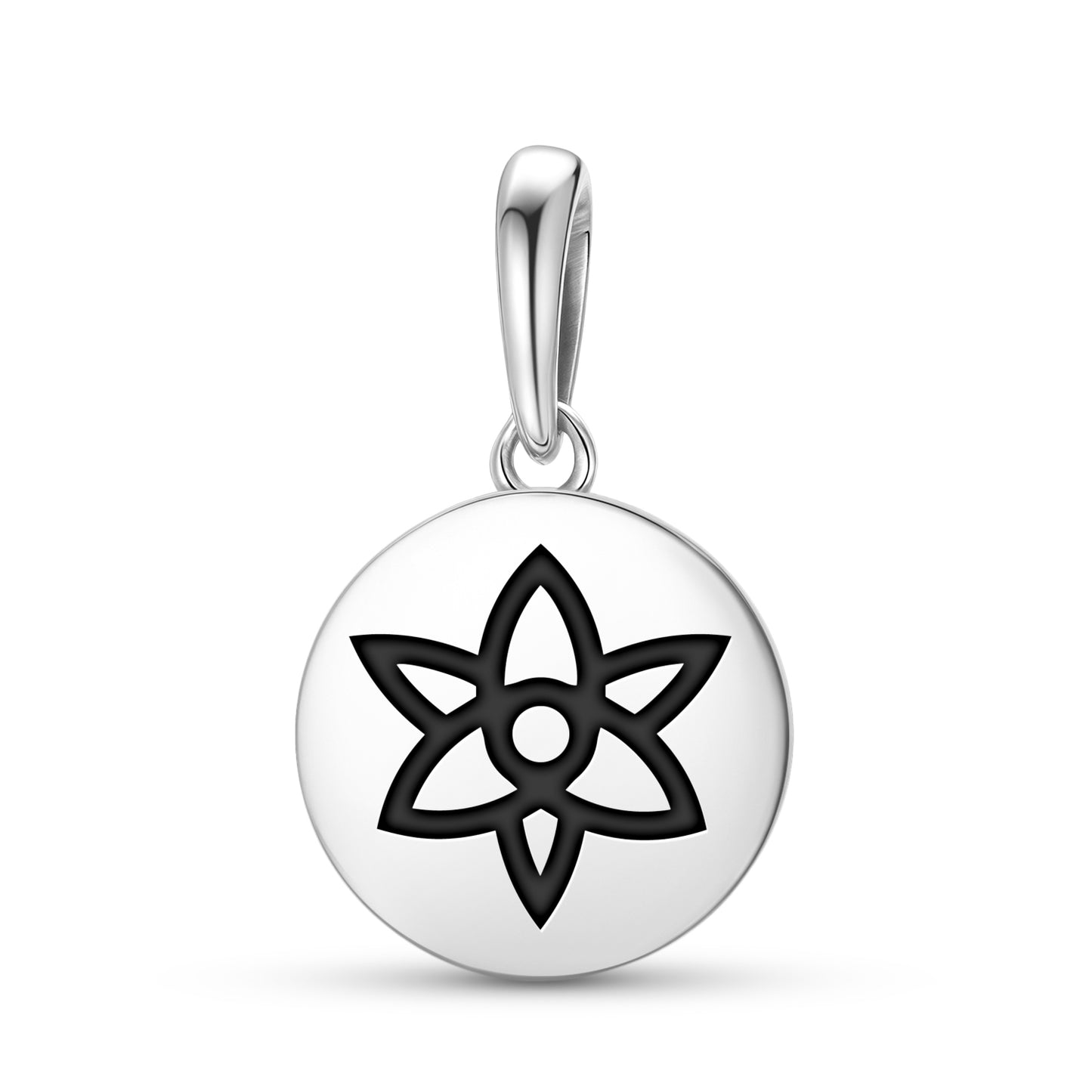 The Lily Sacred Geometry Symbols Pendant Dangle Charm