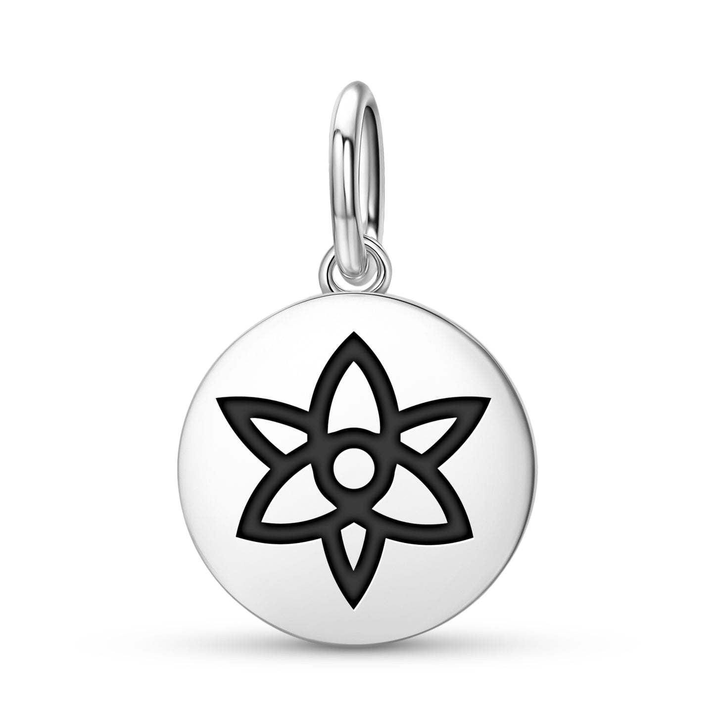 The Lily Sacred Geometry Symbols Pendant Dangle Charm