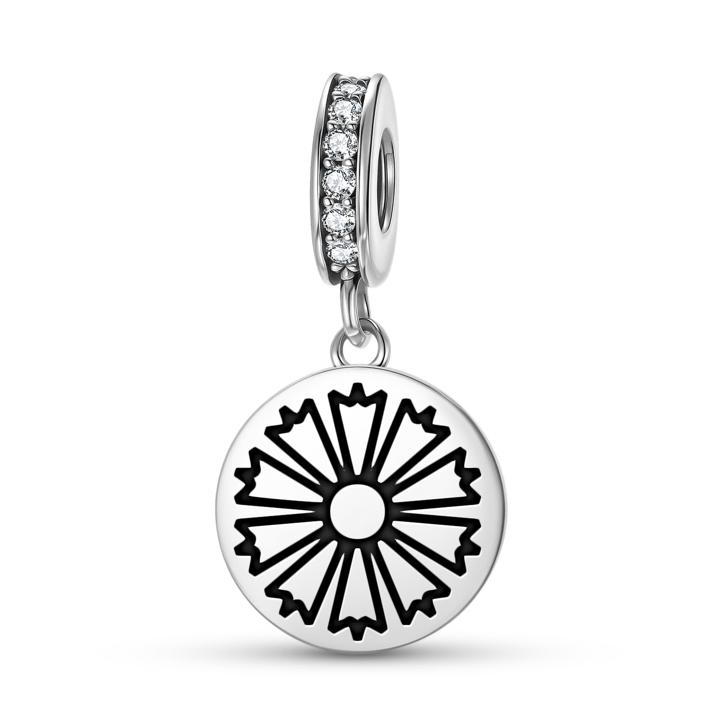 The Daisy Sacred Geometry Symbols Pendant Dangle Charm