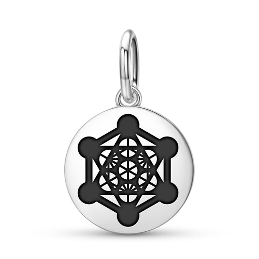Metatron's Cube Sacred Geometry Symbols Pendant Dangle Charm