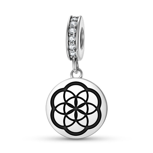 Seed of Life Sacred Geometry Symbols Pendant Dangle Charm