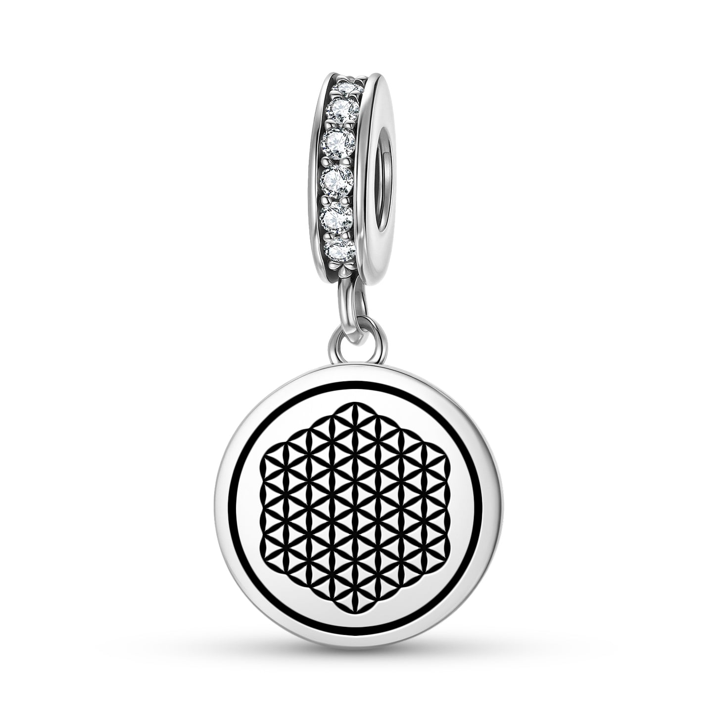 Flower of Life Sacred Geometry Symbols Pendant Dangle Charm