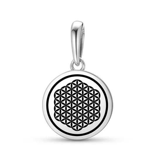 Flower of Life Sacred Geometry Symbols Pendant Dangle Charm