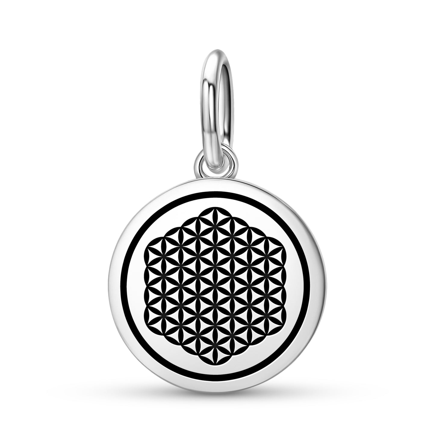 Flower of Life Sacred Geometry Symbols Pendant Dangle Charm