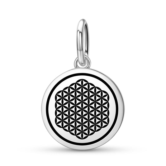 Flower of Life Sacred Geometry Symbols Pendant Dangle Charm