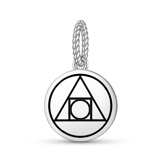 Philosopher's Stone Symbol  Pendant Dangle Charm