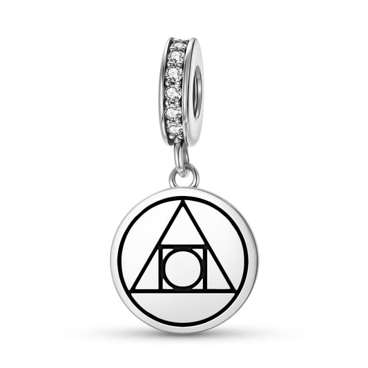 Philosopher's Stone Symbol  Pendant Dangle Charm