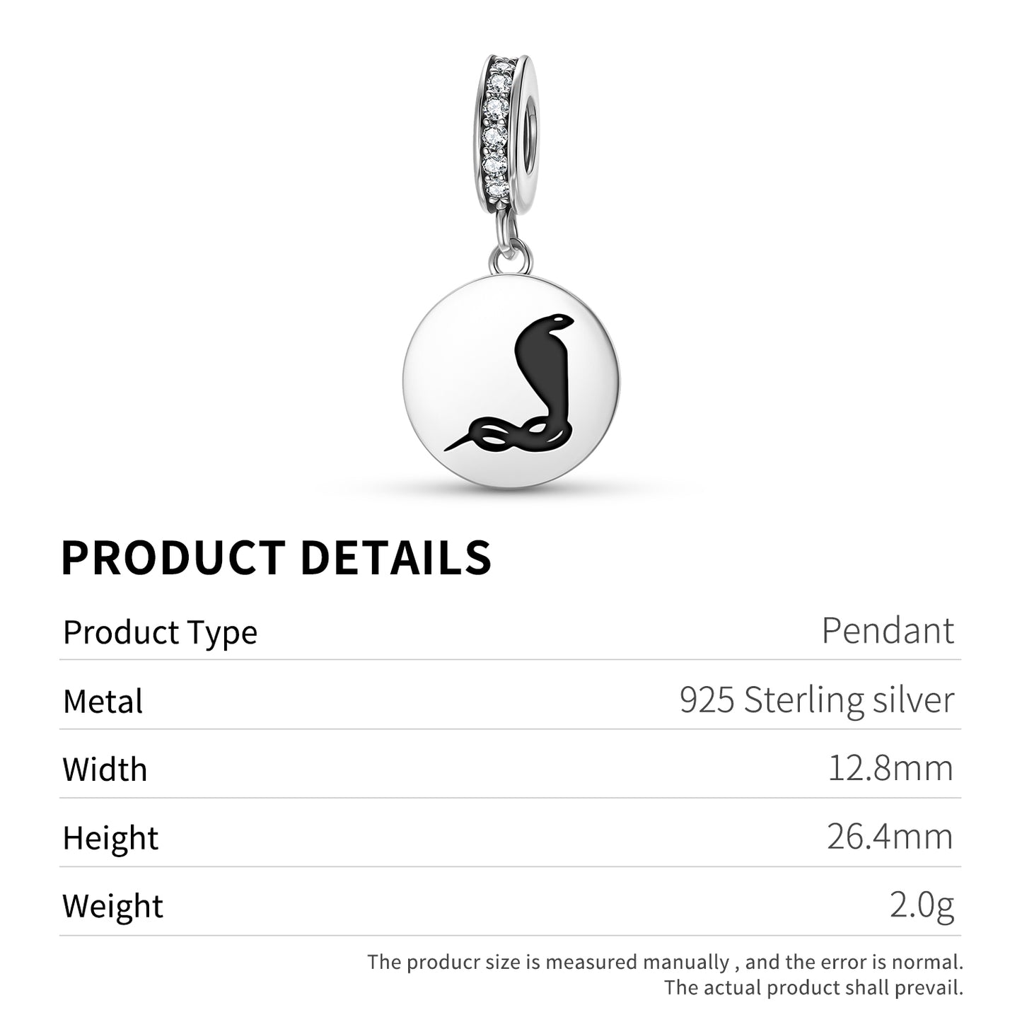 uraeus  Pendant Dangle Charm