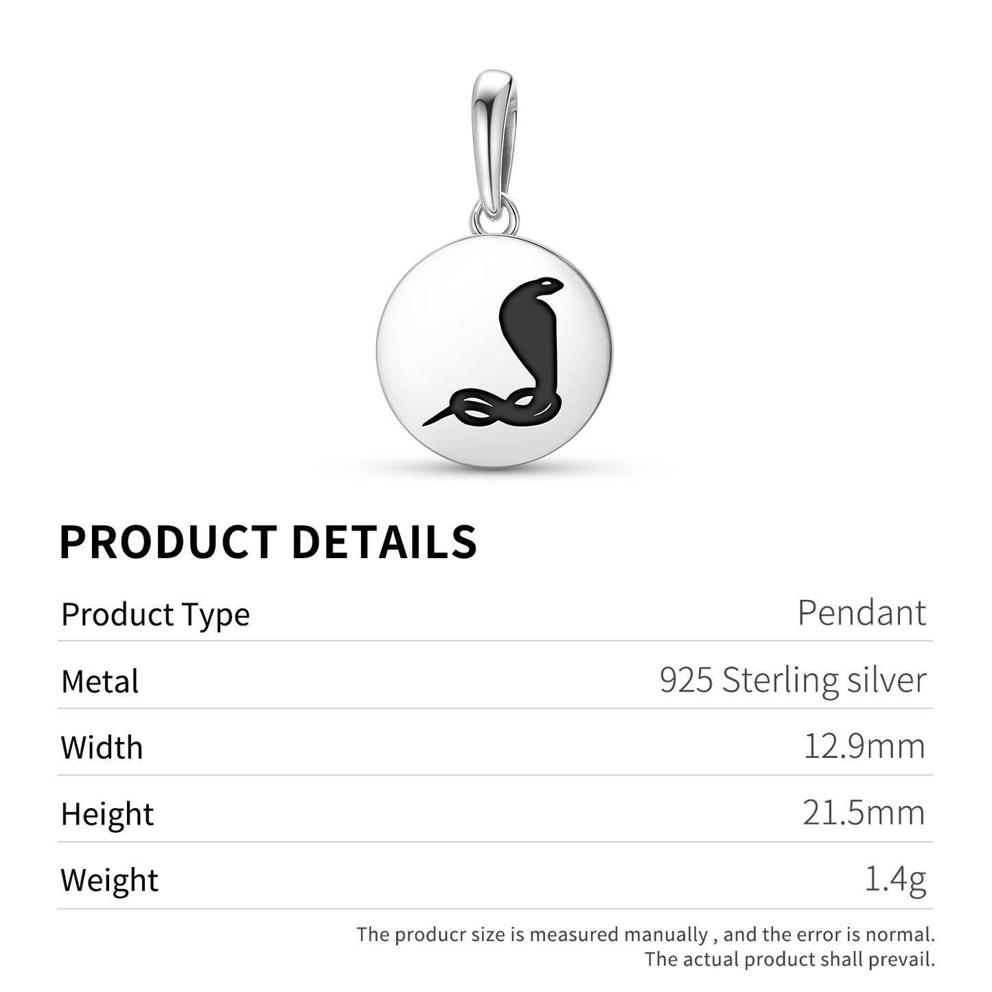 uraeus  Pendant Dangle Charm