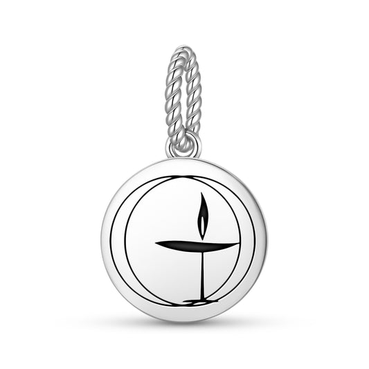 The Flaming Chalice  Pendant Dangle Charm