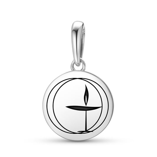 The Flaming Chalice  Pendant Dangle Charm