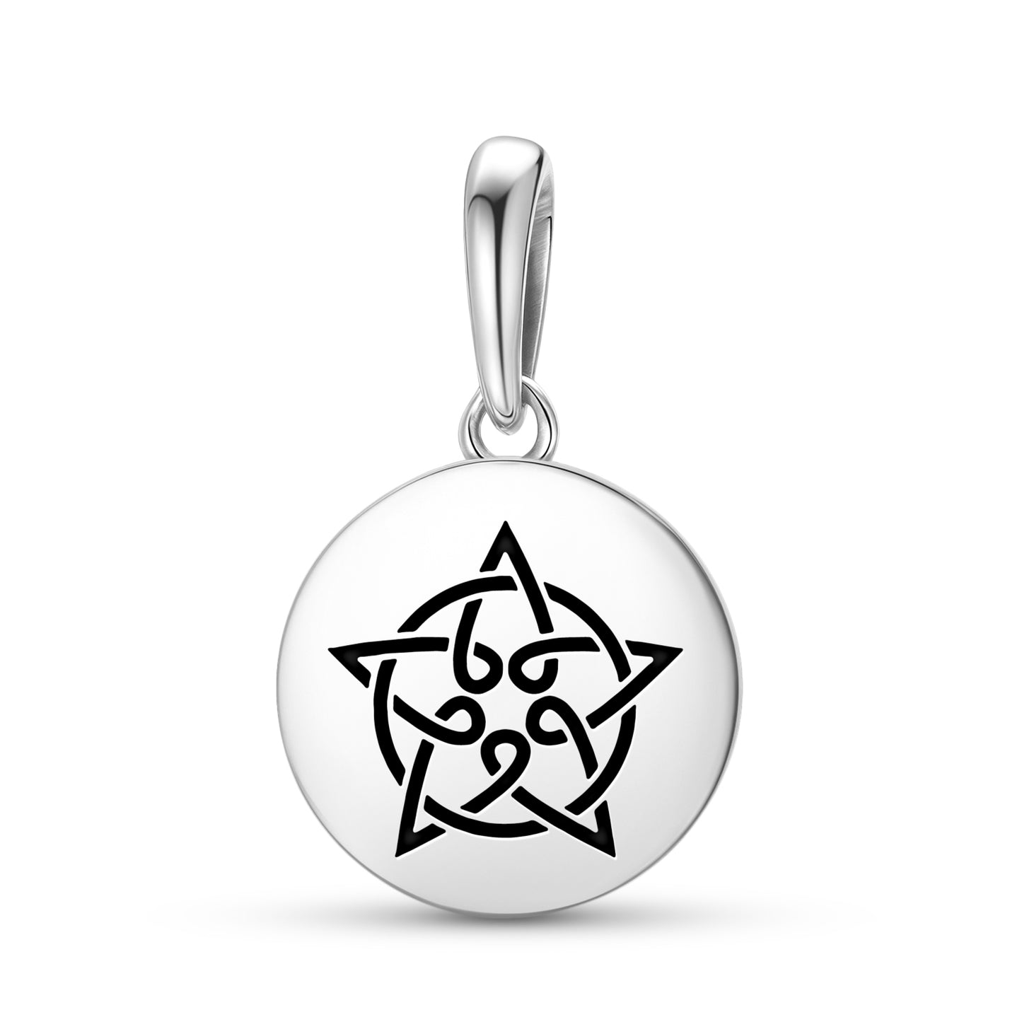 Celtic Five Star Knot  Pendant Dangle Charm