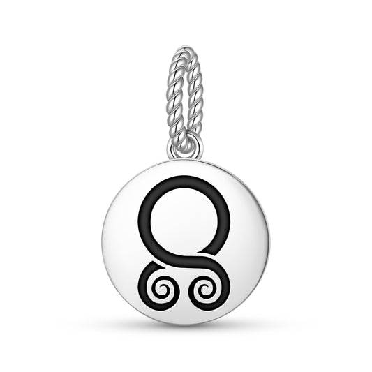 Troll Cross Symbol  Pendant Dangle Charm