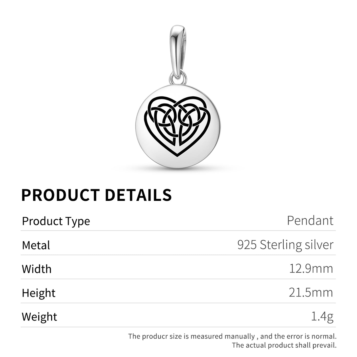 The Celtic Motherhood Knot  Pendant Dangle Charm