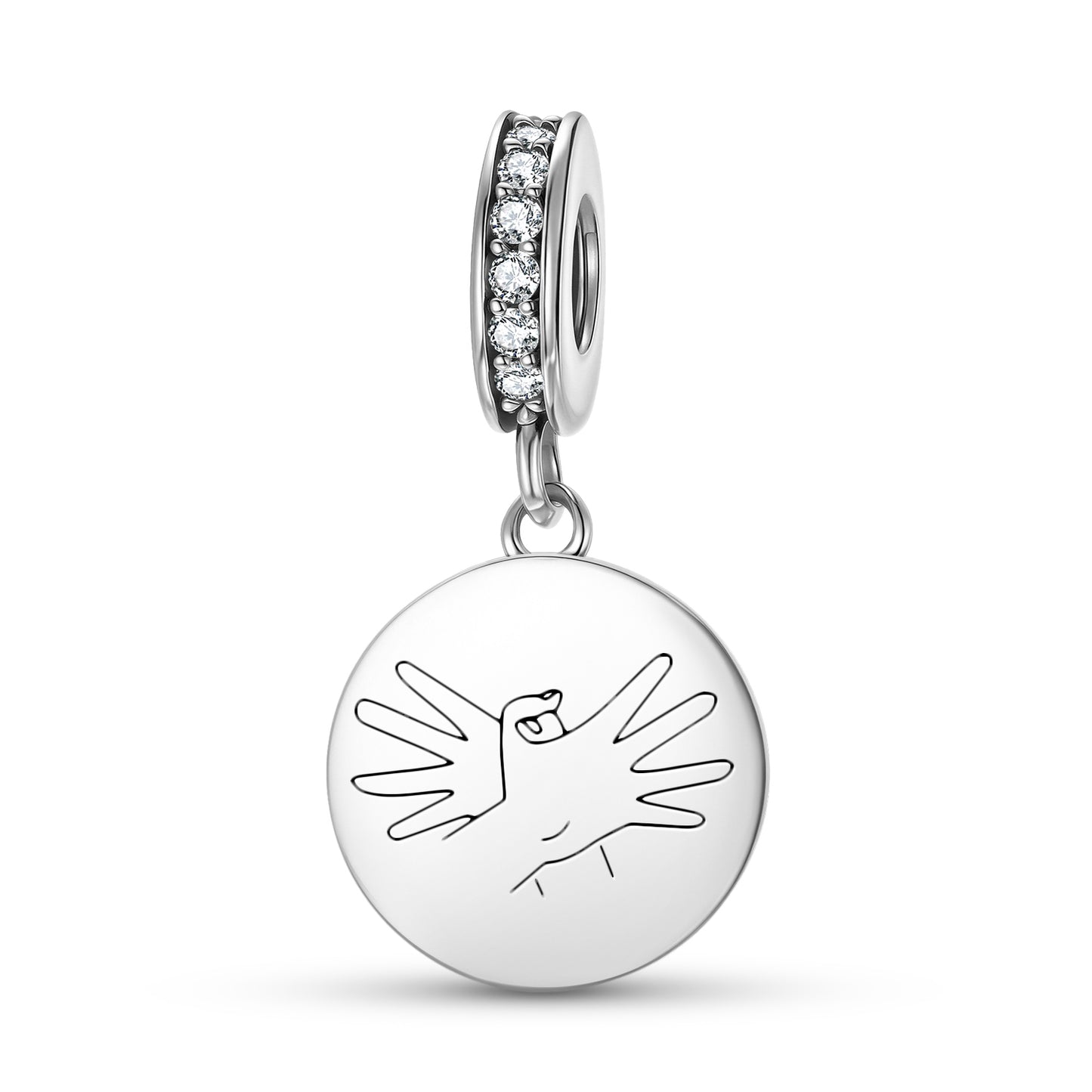 Garuda Mudra  Pendant Dangle Charm