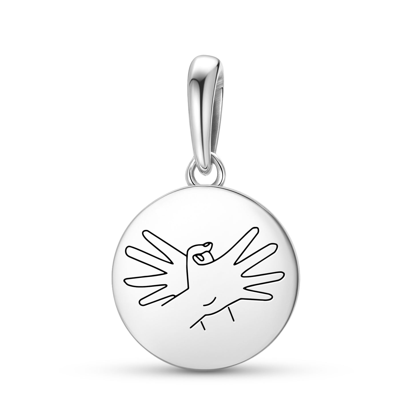 Garuda Mudra  Pendant Dangle Charm