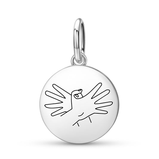 Garuda Mudra  Pendant Dangle Charm