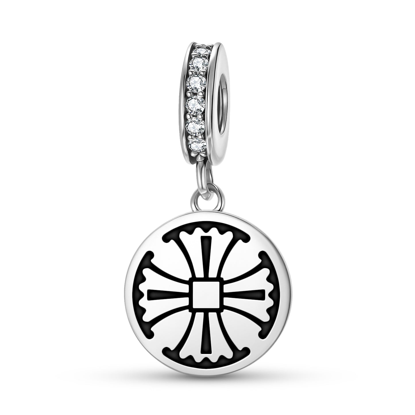Canterbury Cross  Pendant Dangle Charm