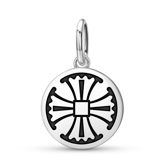 Canterbury Cross  Pendant Dangle Charm