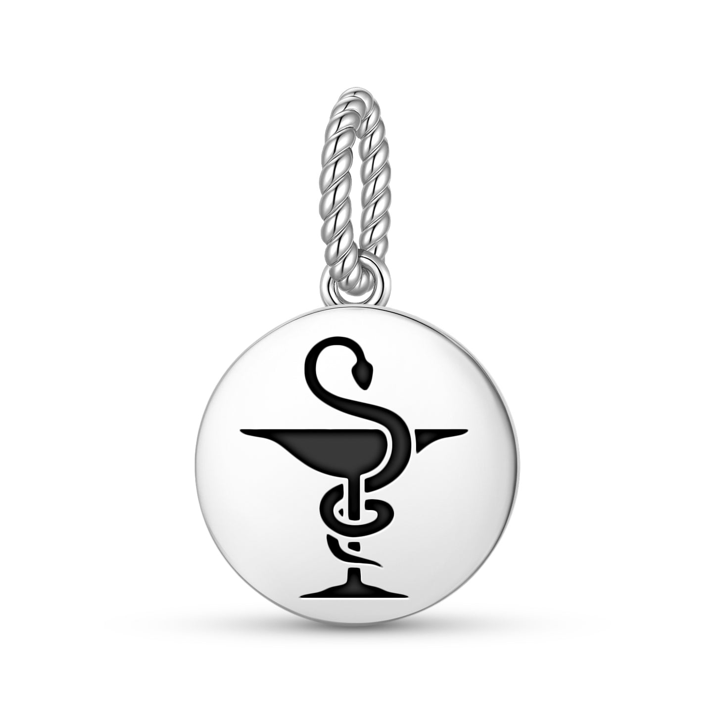 Bowl Of Hygieia  Pendant Dangle Charm